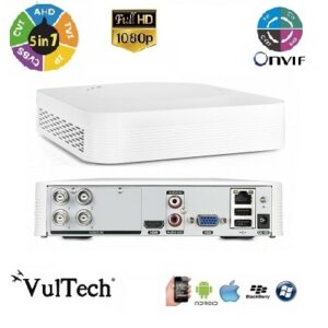 DVR 5in1 4 Canali 2 Megapixel LITE H265